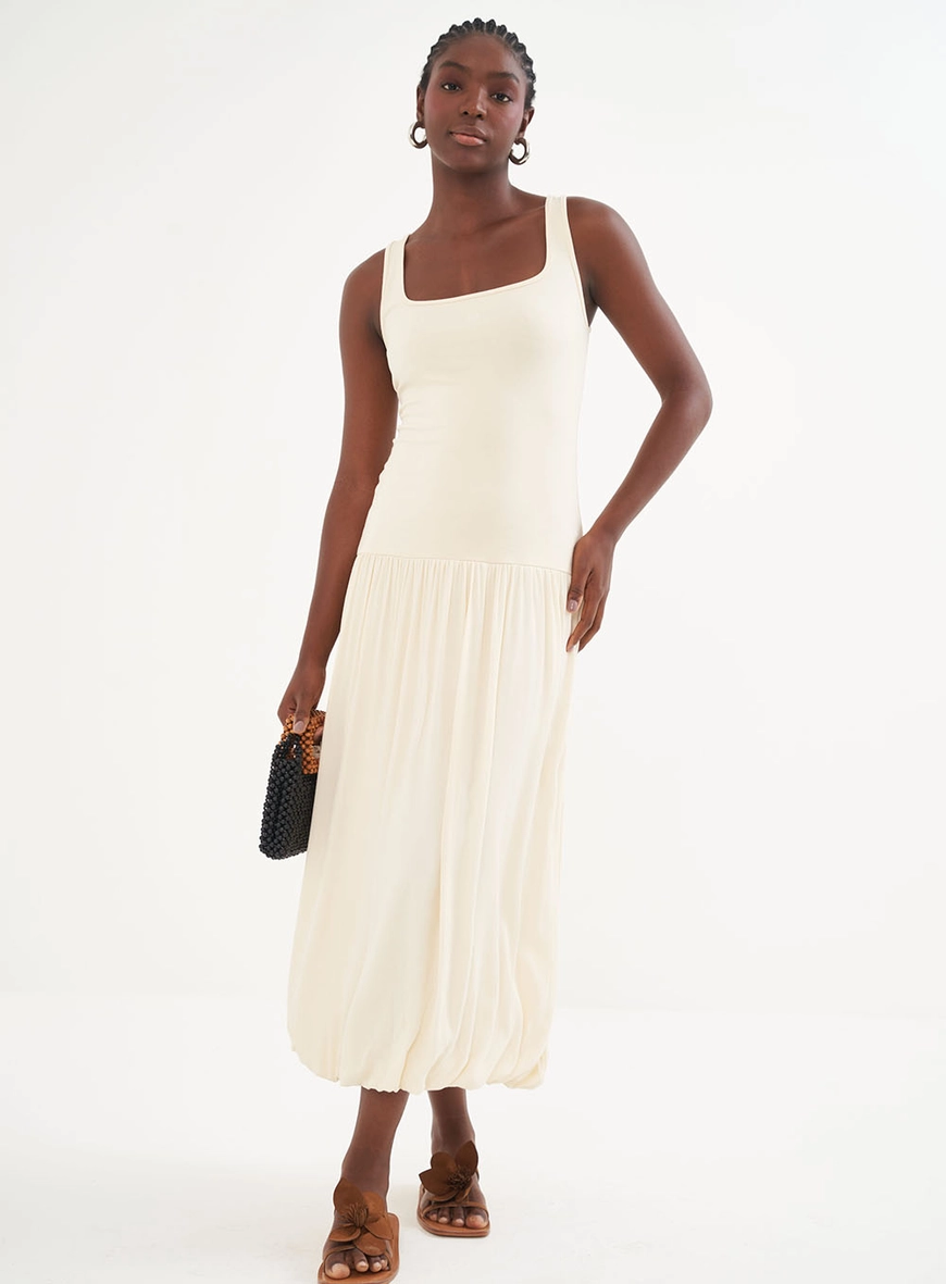 Vestido Midi Balonê - Riviera