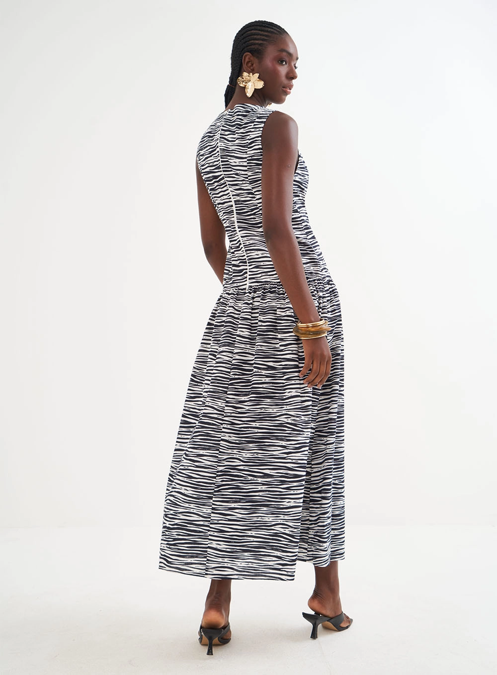 Vestido Midi Estampado – Riviera Estampados
