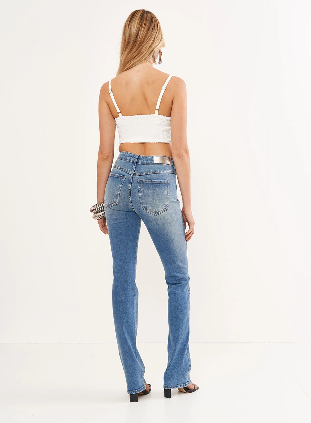 Top Slim Com Lastex Nas Costas Off Shell