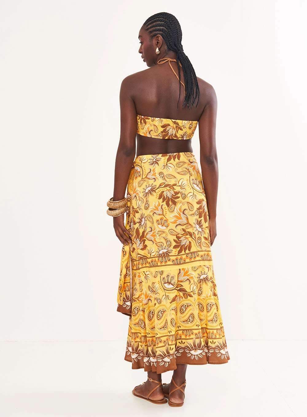 Top Estampado Com Amarração Estampados