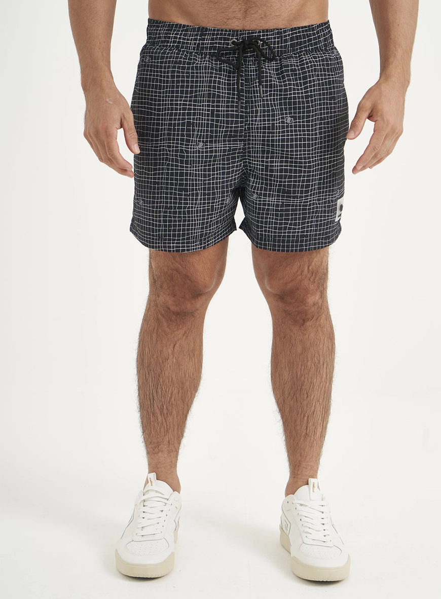 Beachshort Estampado Com Amarração
