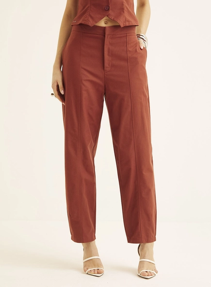 Calça Alfaiataria Com Detalhe E Bolso Faca