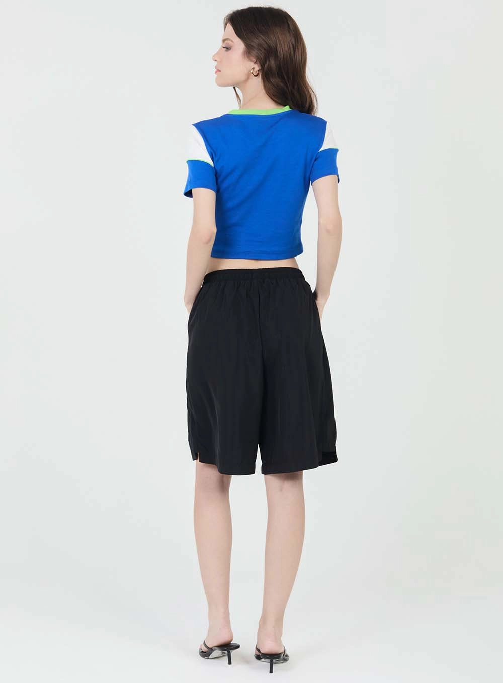 Camiseta Baby Look Com Contraste Off 4