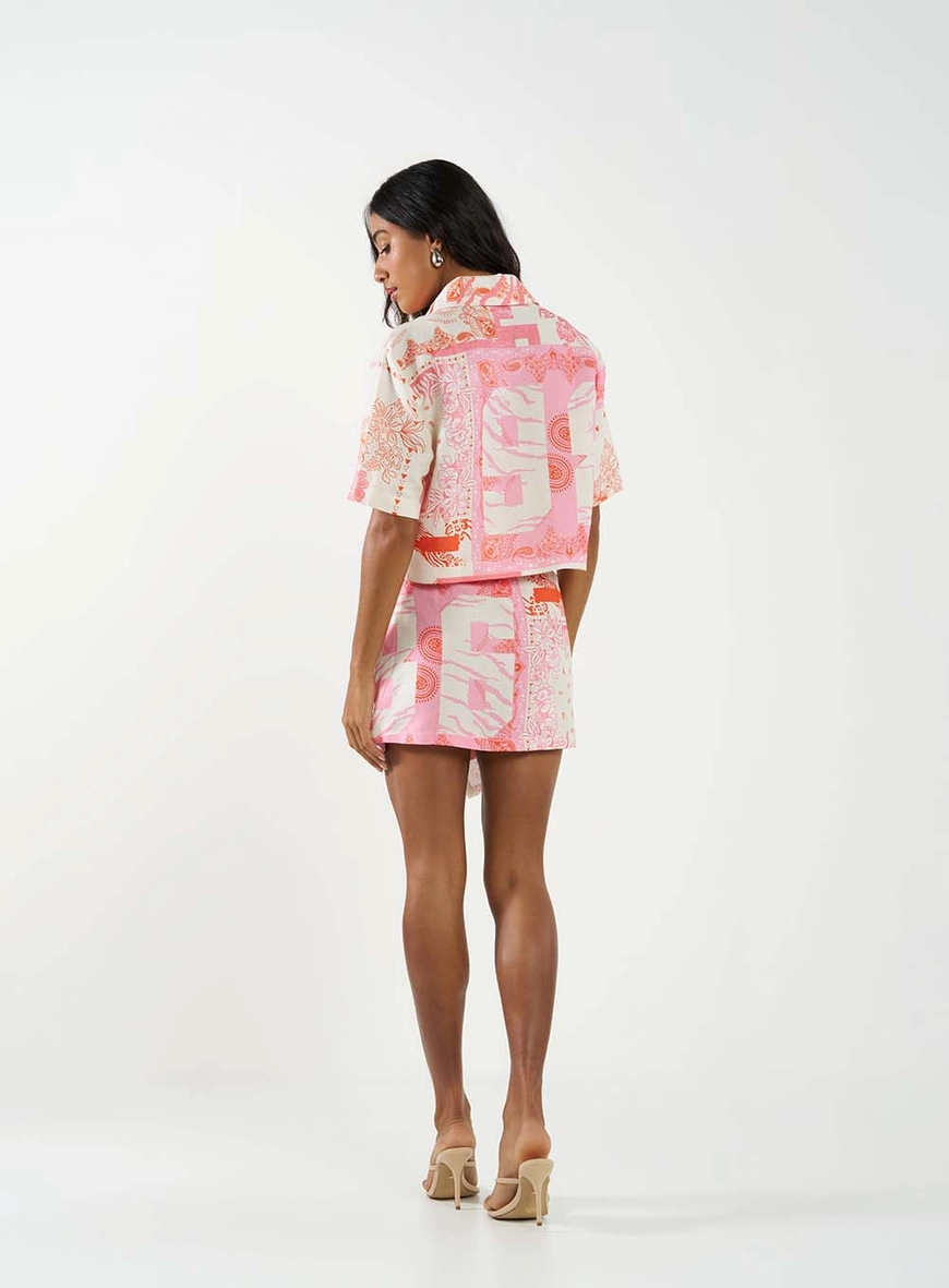 Camisa Boy Linho Estampada Estampados 4