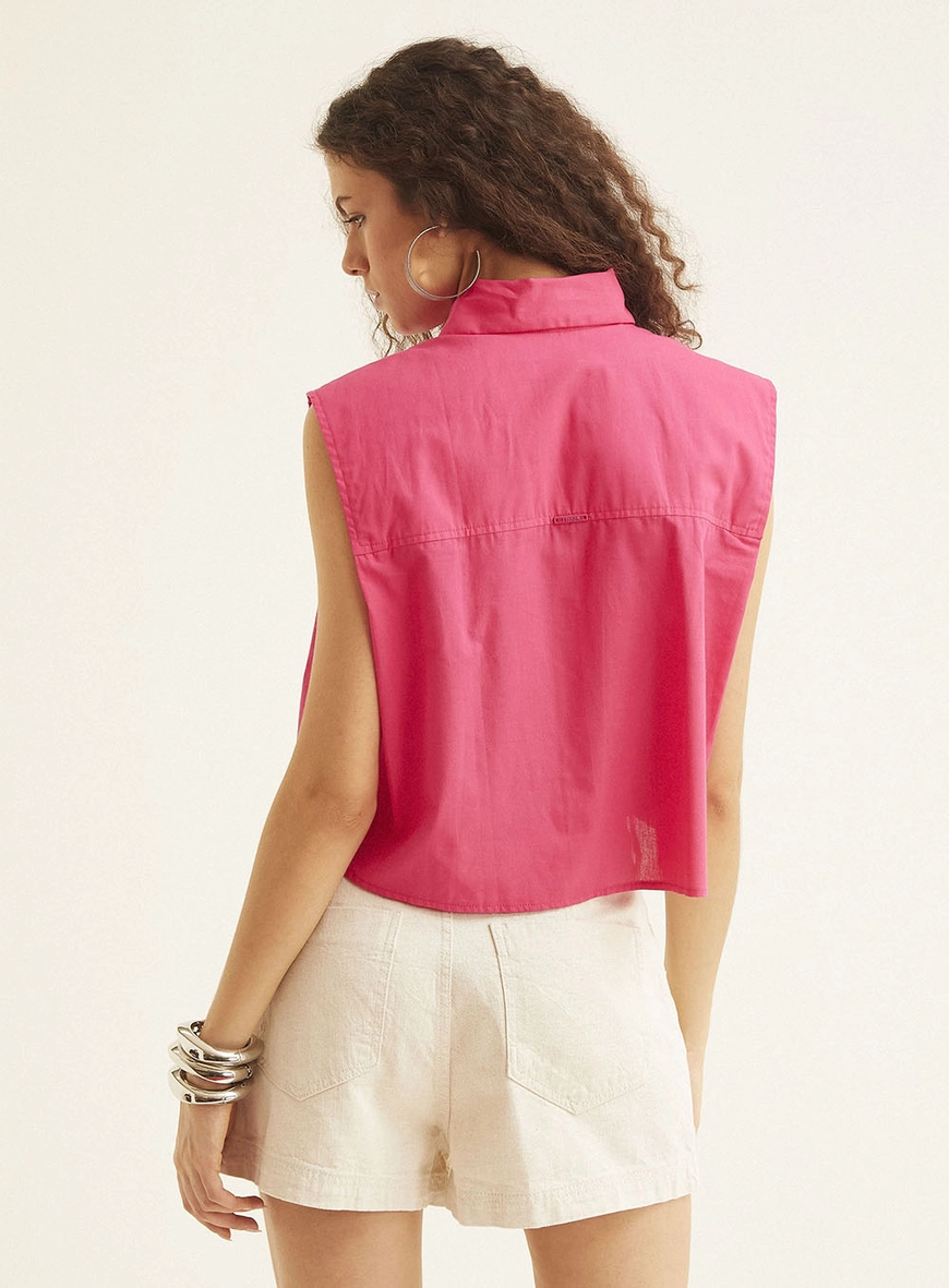 Camisa Feminina Muscle Rosa 3