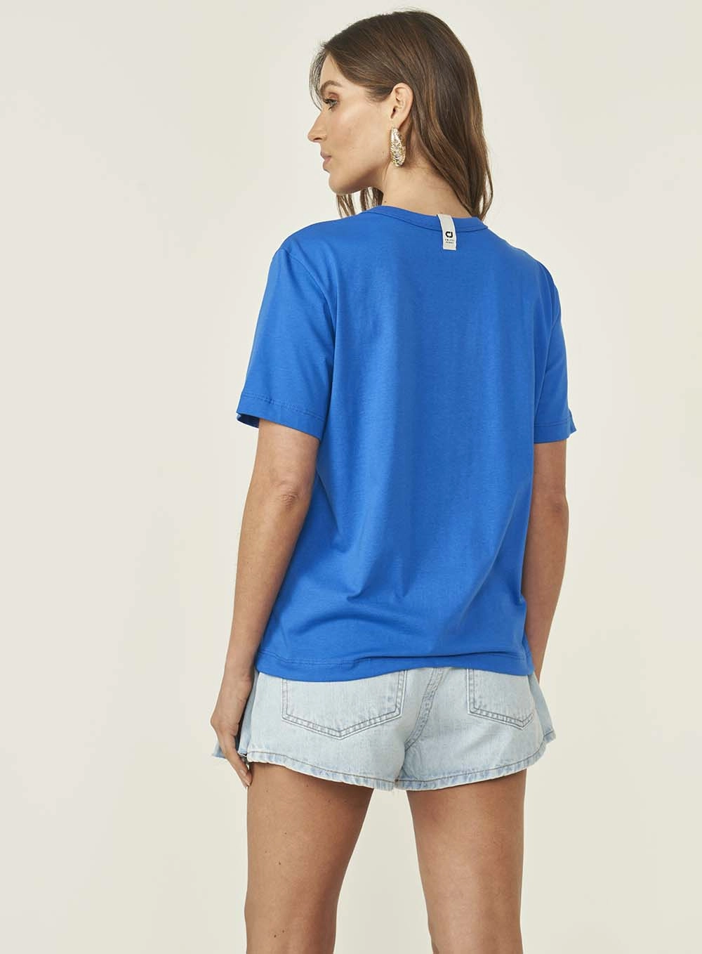 Camiseta Feminina Boy Azul