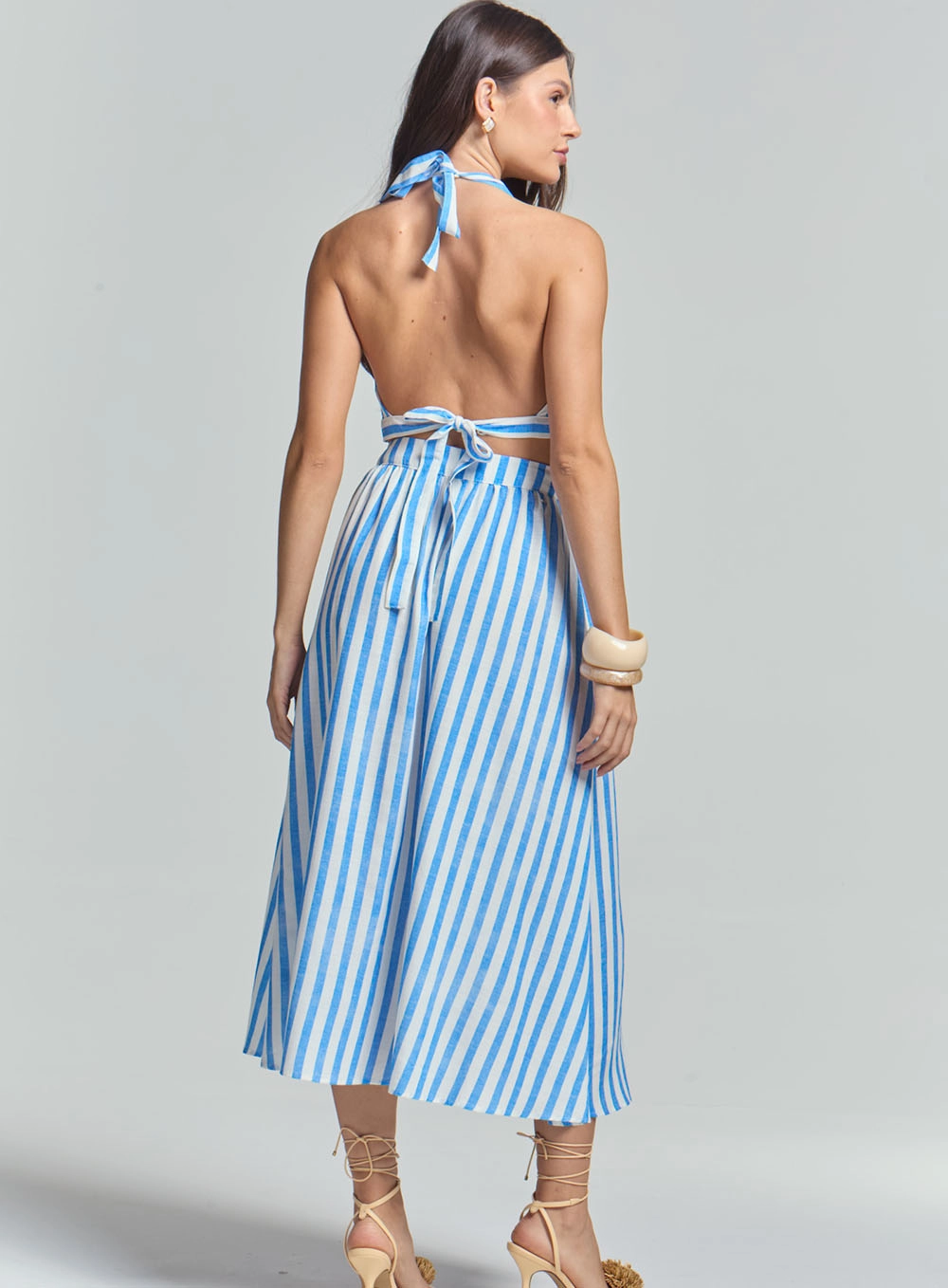 Top Slim Frente Única Com Amarração Estampado Estampados 3