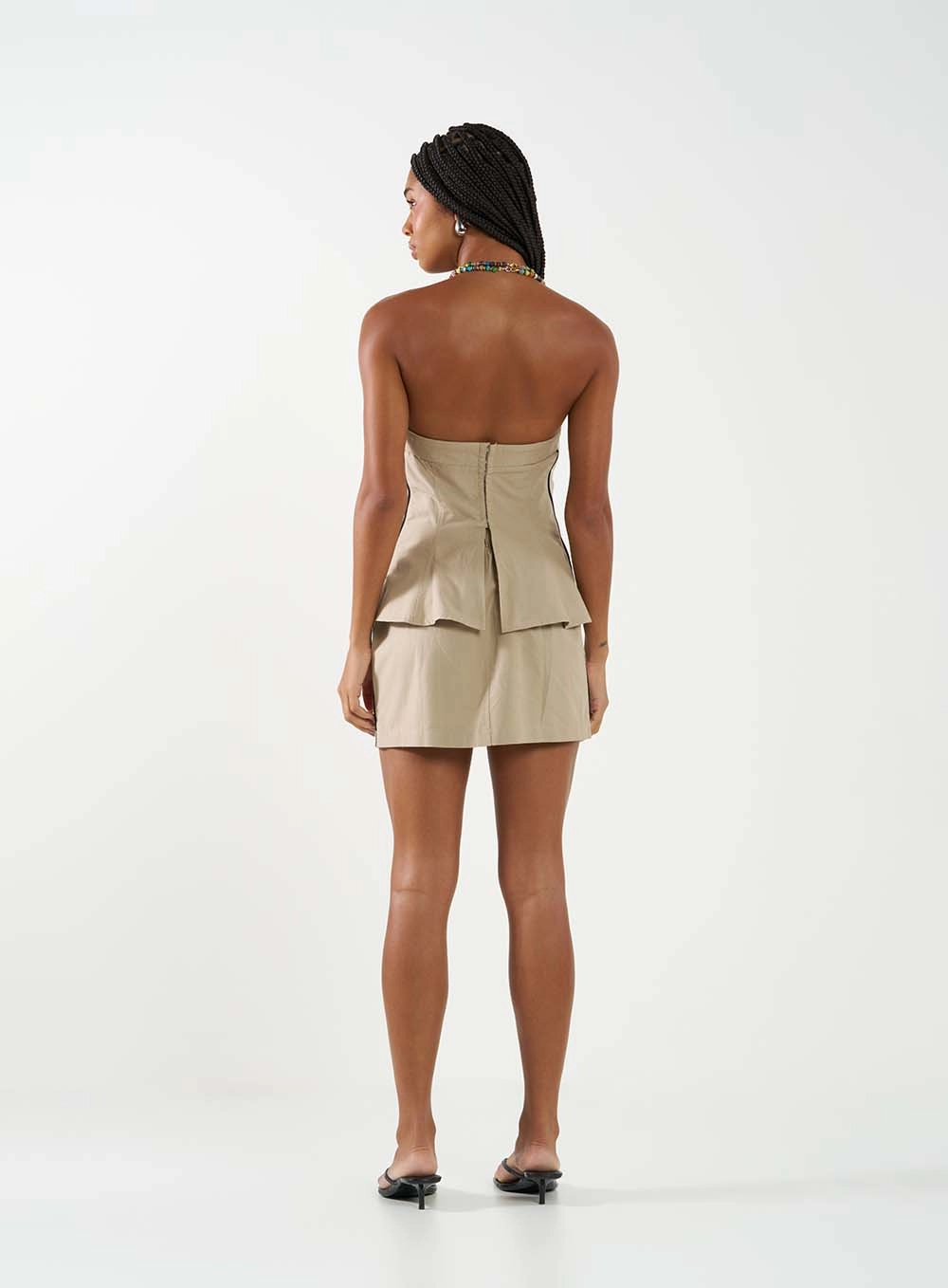 Blusa Corset Slim Bege 4