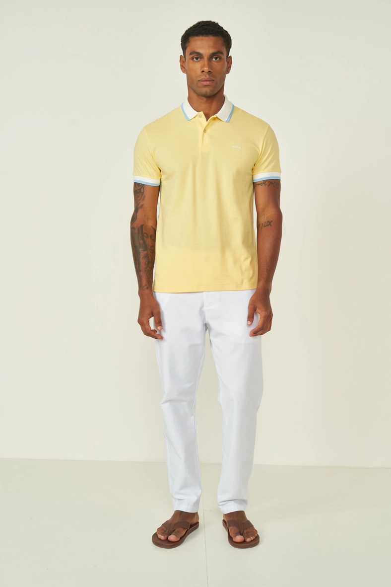 Polo Masculina Slim