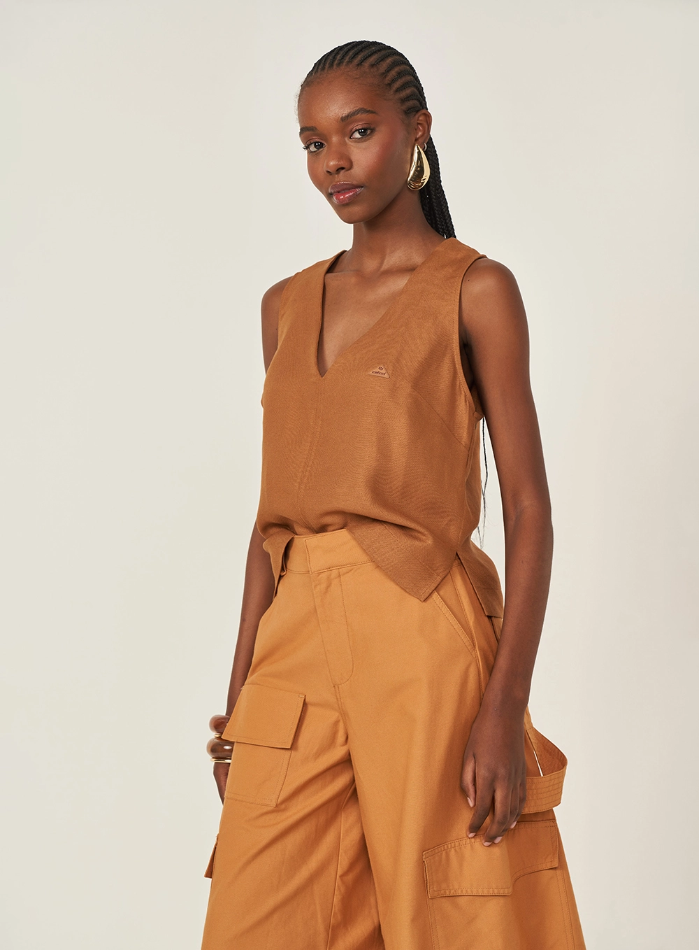 Blusa Comfort Marrom Evermore