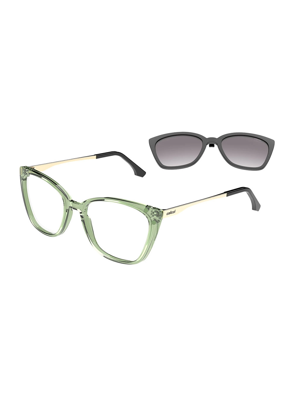 Óculos Colcci Clip On Bandy 4 Verde