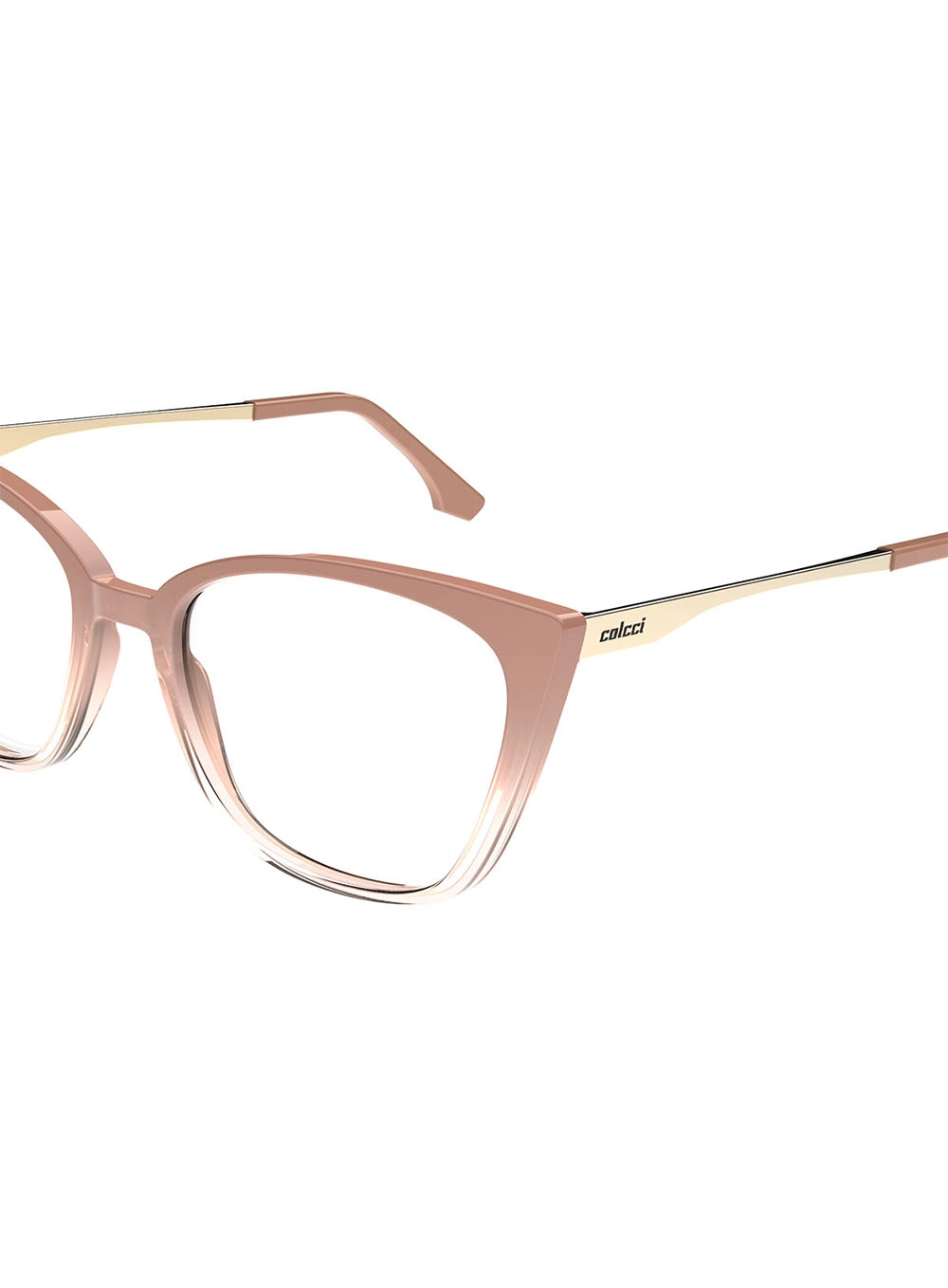 Óculos Colcci Clip On Bandy 4 Nude / Dourado