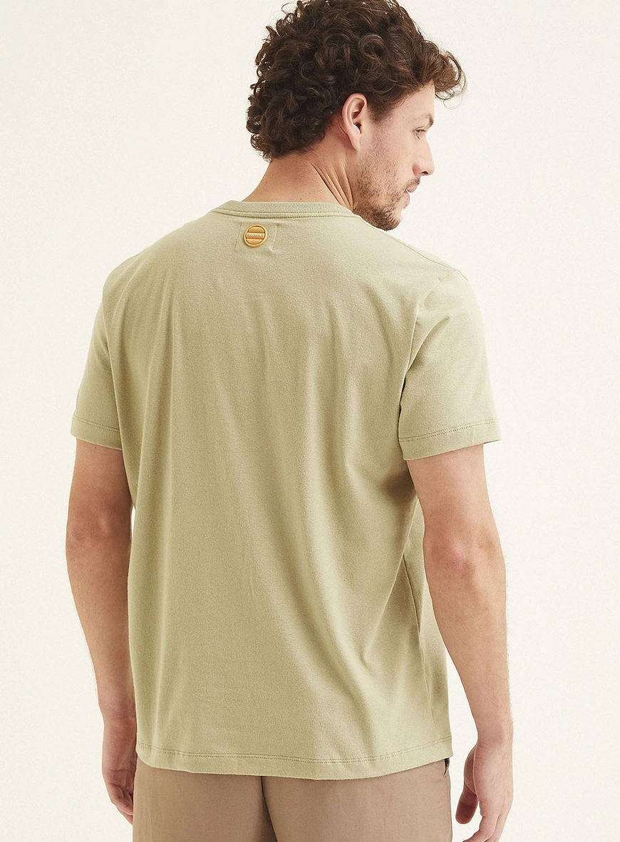 Camiseta Masculina Básica New Verde 4