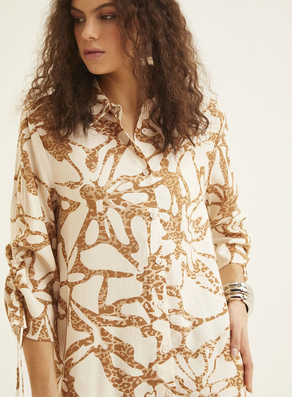 Chemisier Linho Estampado Estampados 3