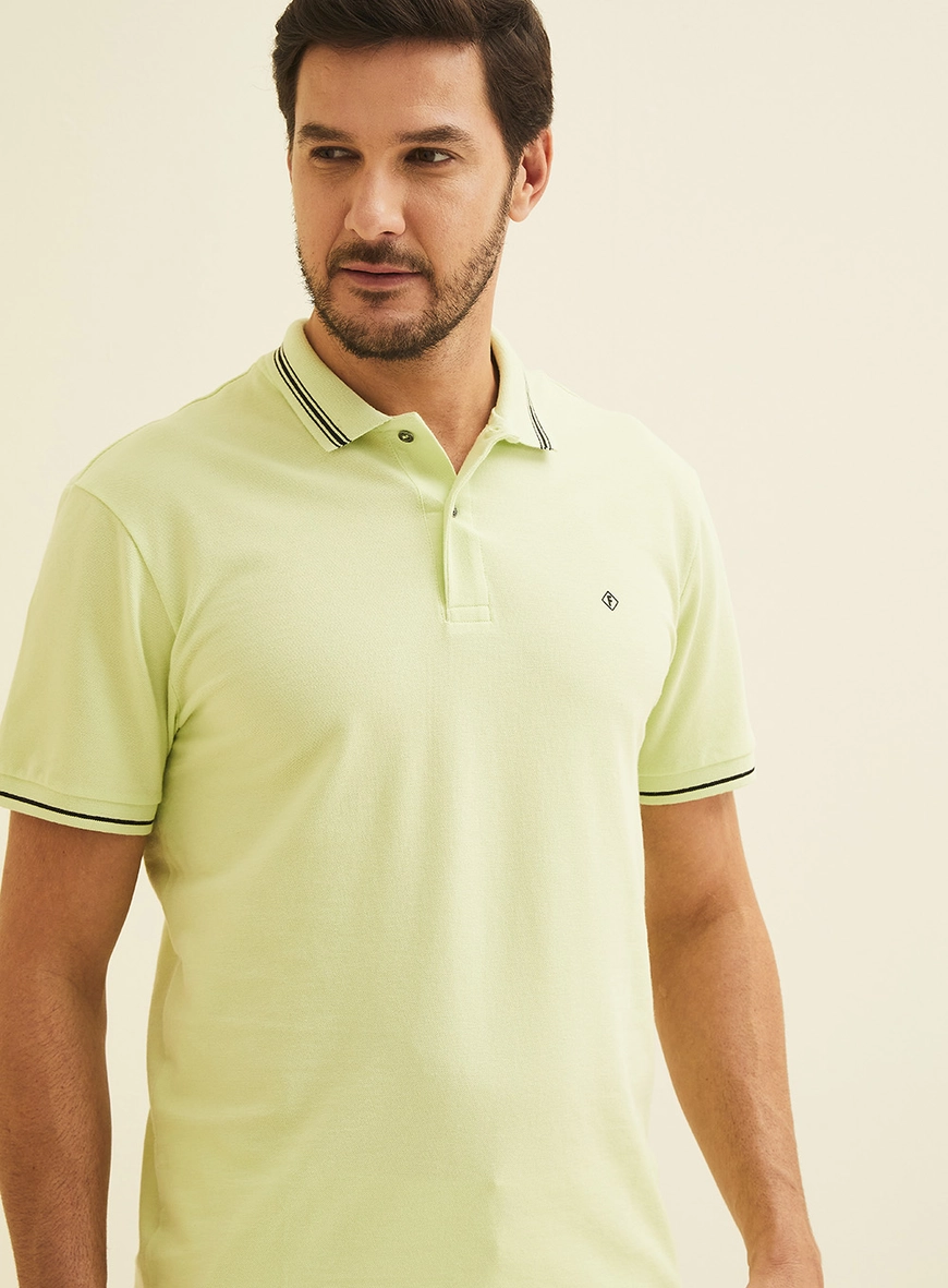 Polo Muscle Masculina Verde