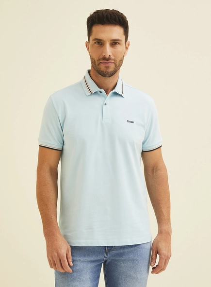Polo Masculina Manga Curta