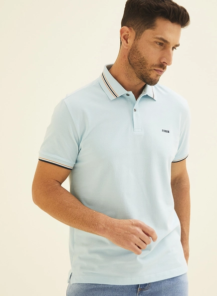 Polo Masculina Manga Curta