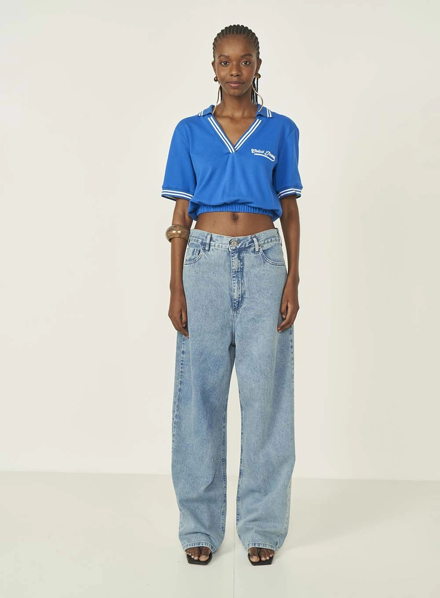Polo Feminina Malha Gola V