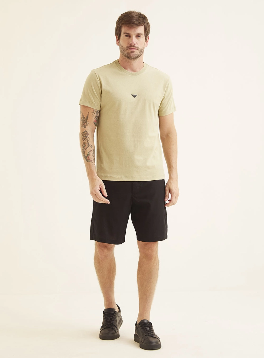 Camiseta Masculina Básica Fit Verde 1
