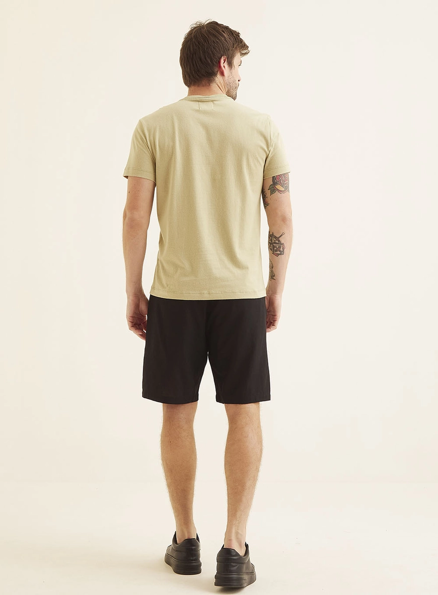 Camiseta Masculina Básica Fit Verde 5