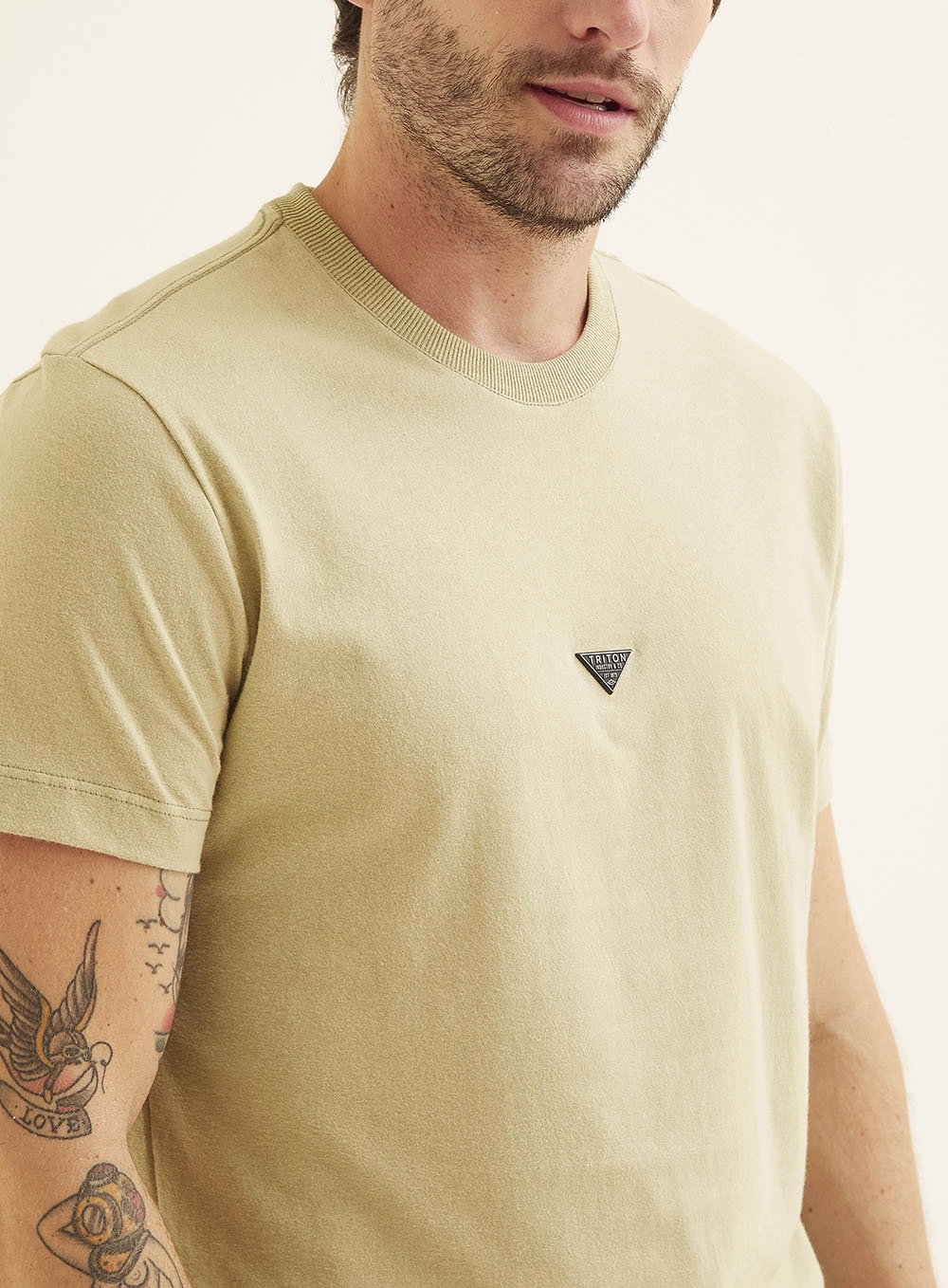 Camiseta Masculina Básica Fit Verde 3