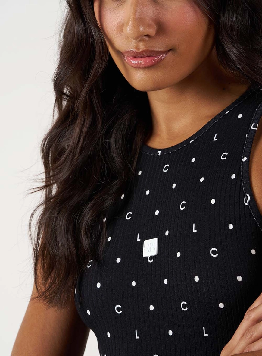 Vestido Curto Small Estampado Preto 6