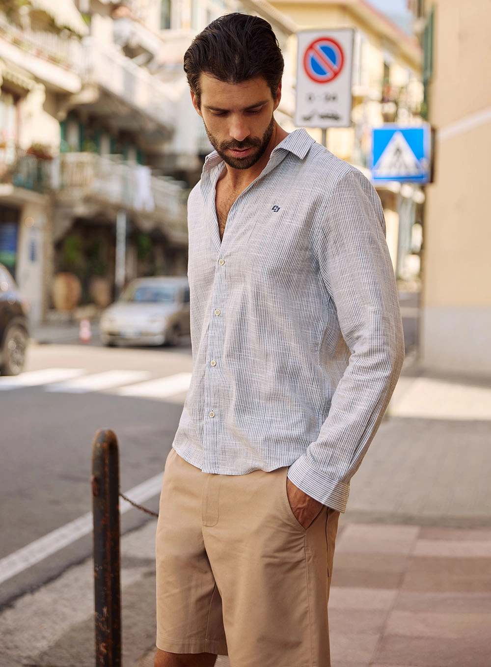 Camisa Listrada Relax Estampados