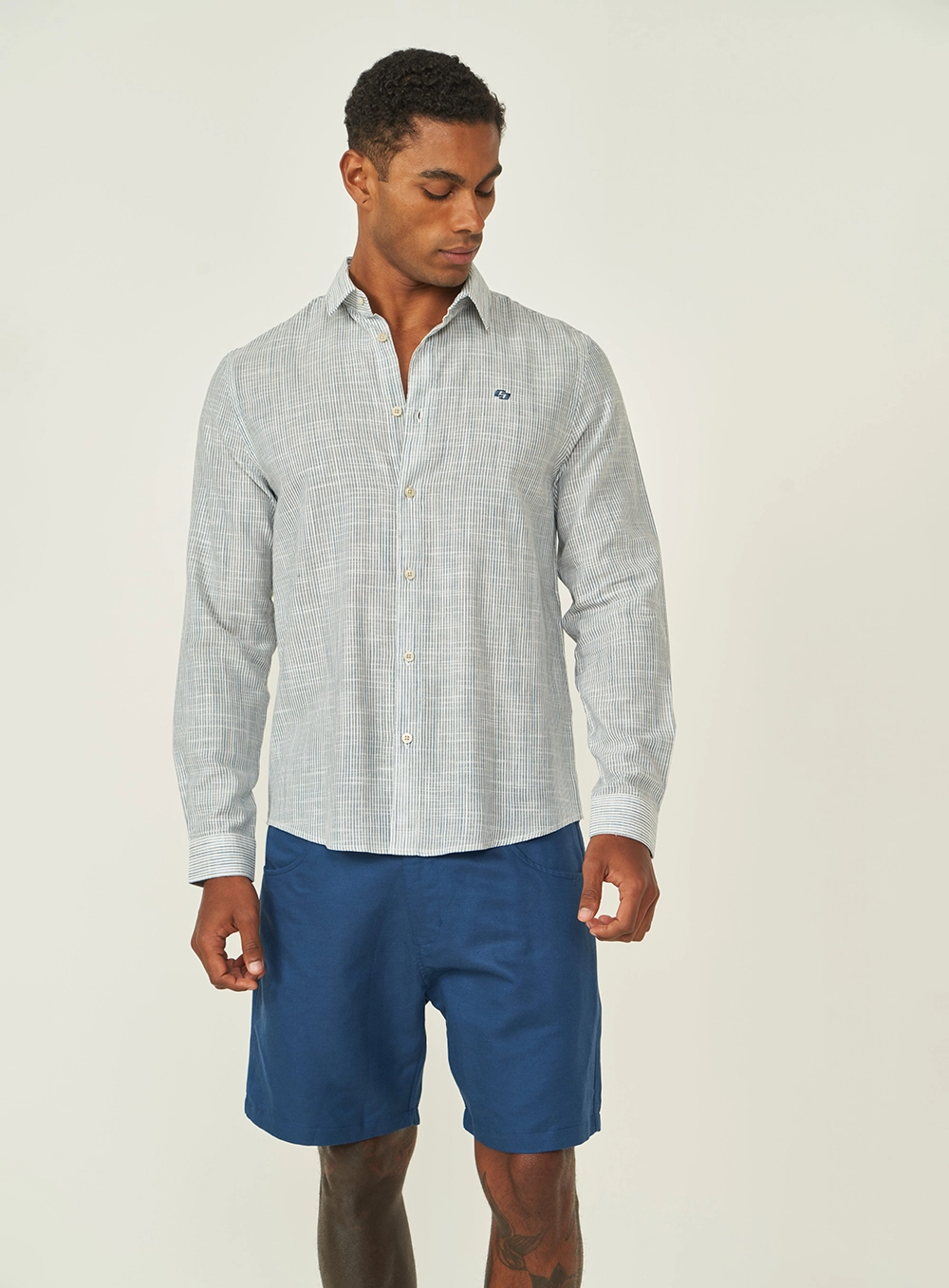 Camisa Listrada Relax Estampados
