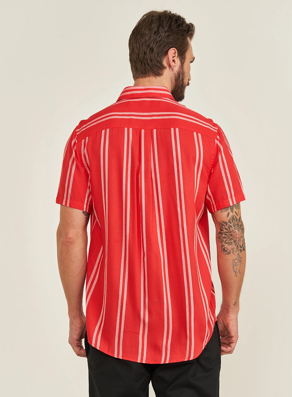 Camisa Masculina Listrada Relax Estampados