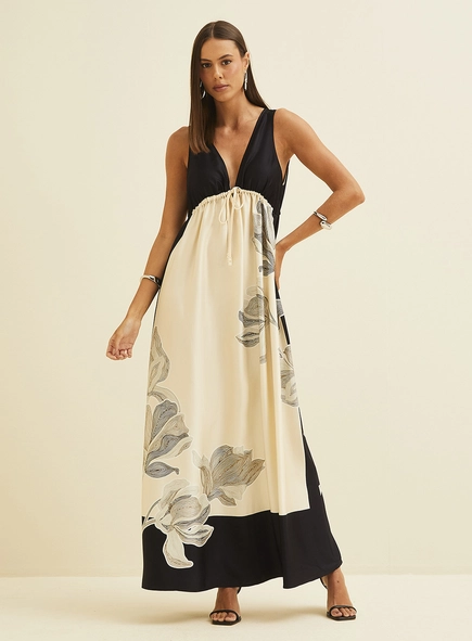 Vestido Amplo Estampado