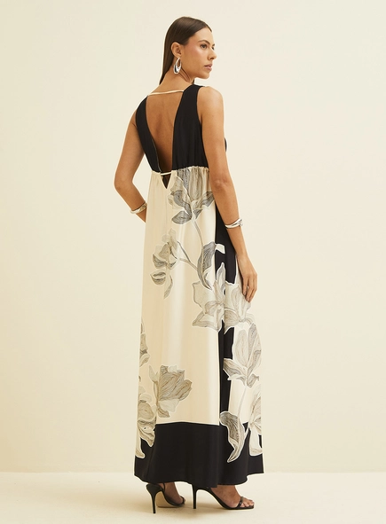Vestido Amplo Estampado