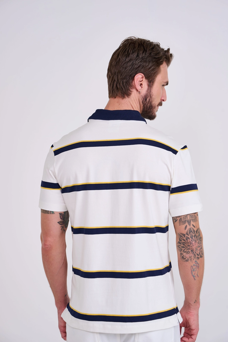 Polo Masculina Listrada Estampados