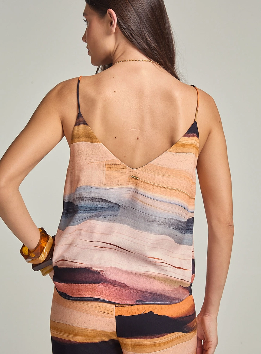 Blusa Evasê Estampada Estampados 4