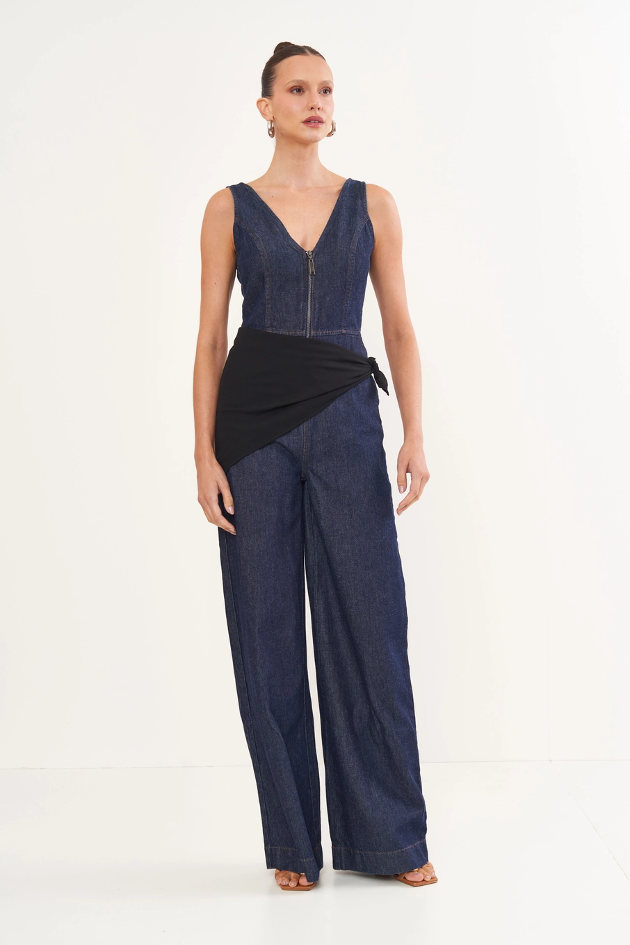 Lenco Tecido Plano  Feminino Colcci Preto