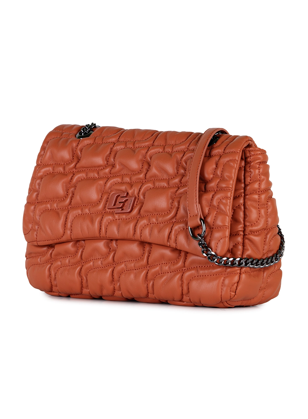 Bolsa Colcci Fem Matelasse M Laranja
