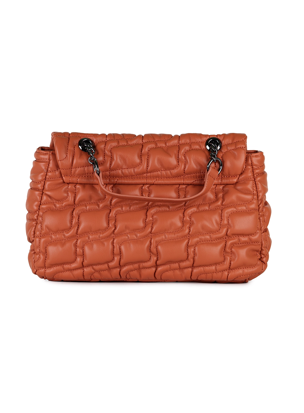 Bolsa Colcci Fem Matelasse M Laranja