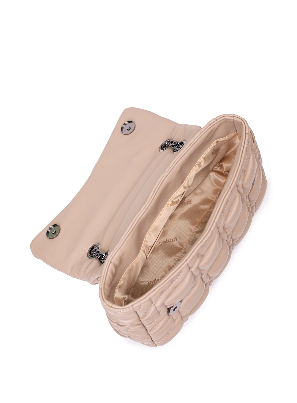 Bolsa Colcci Fem Matelasse M Bege