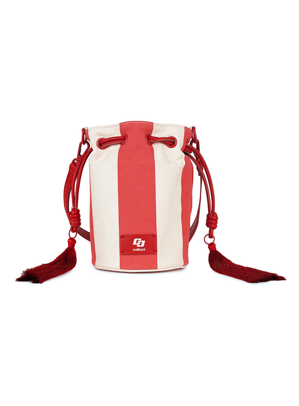 Bolsa Bucket Listrada Resort Vermelho