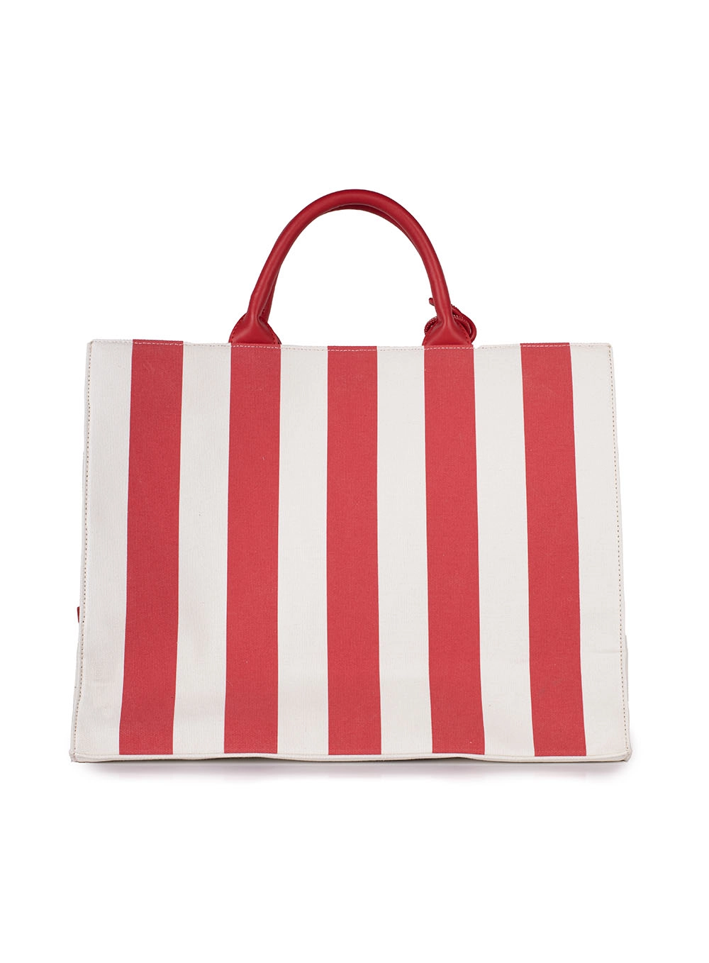 Bolsa Riviera Fashion Listrada Vermelho