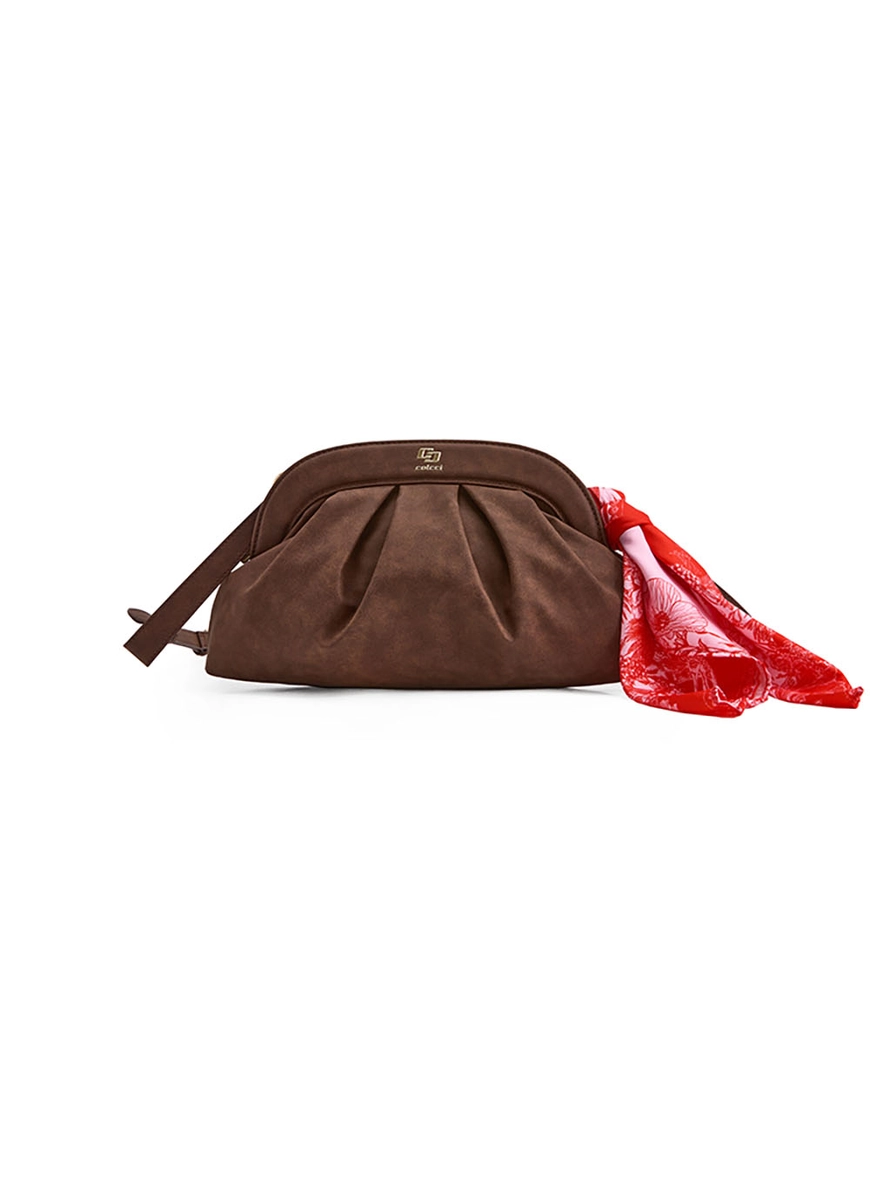 Bolsa Colcci Fem Maxi Clutch Suede