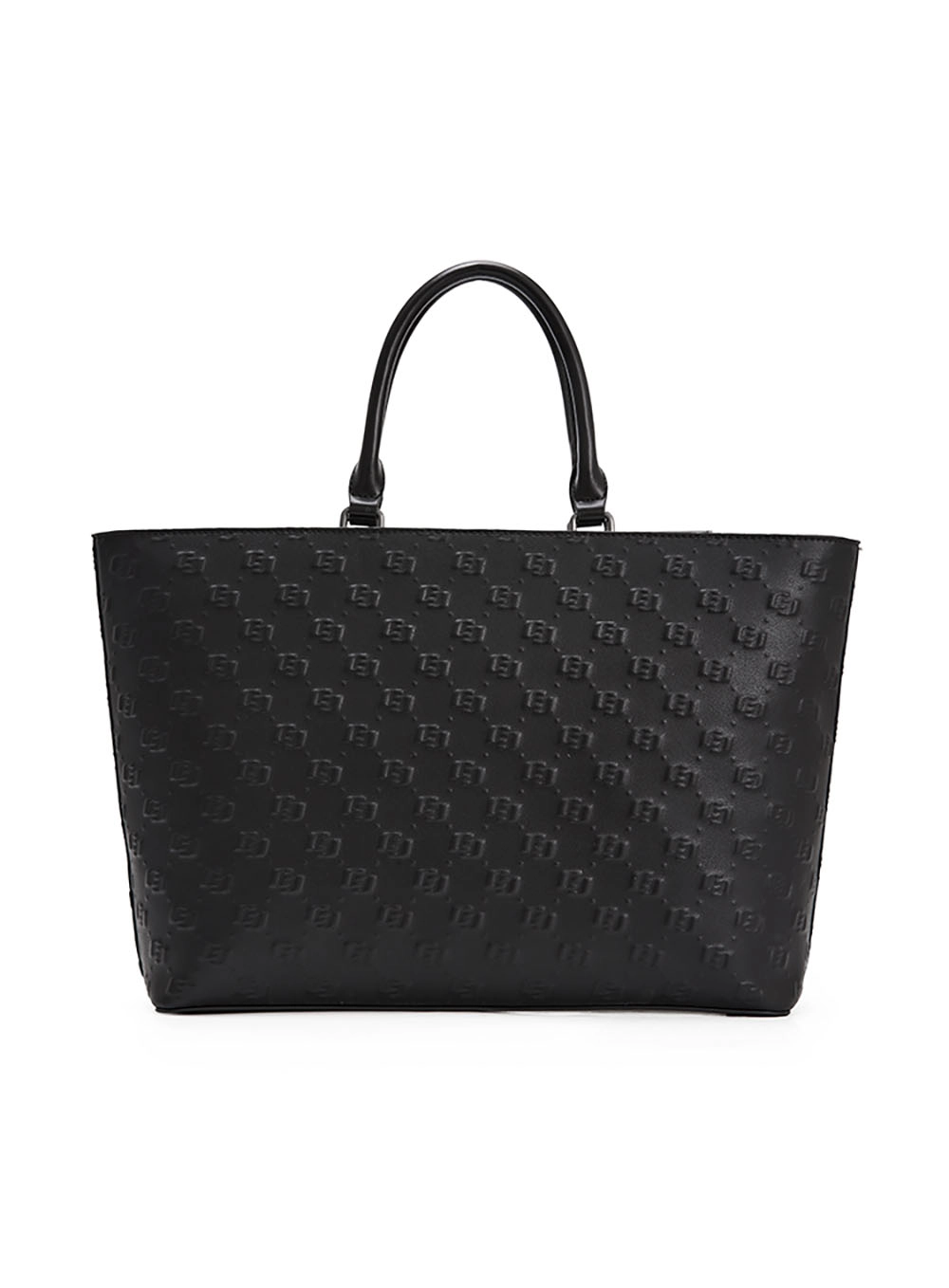 Bolsa Tote Estruturada Monograma Preto