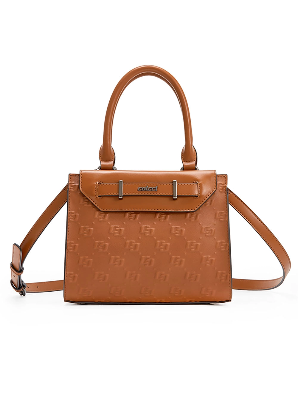 Bolsa Colcci Fem Tote Gravação Caramelo