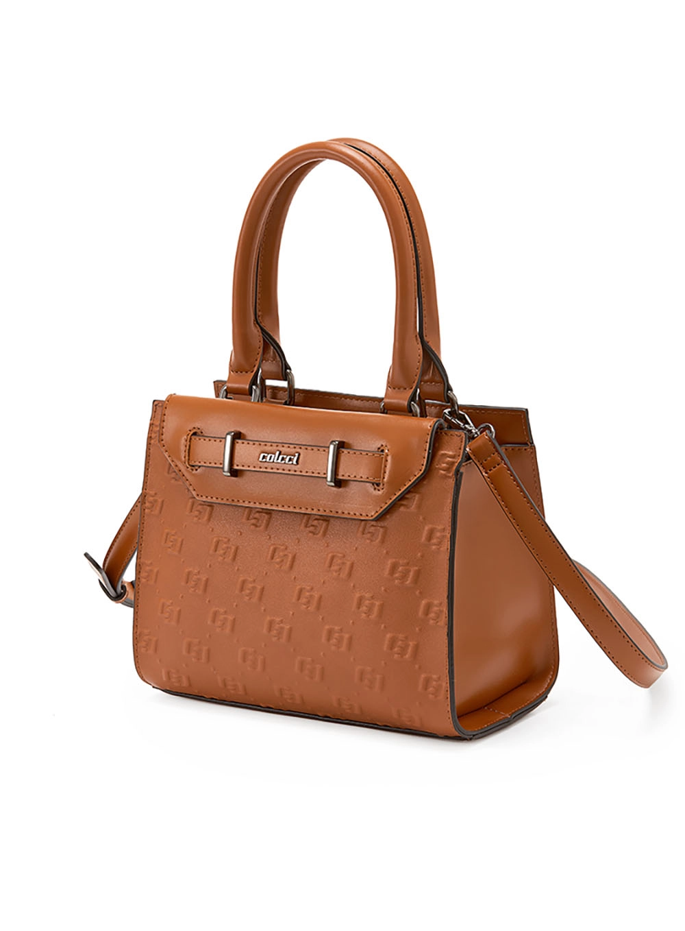 Bolsa Colcci Fem Tote Gravação Caramelo