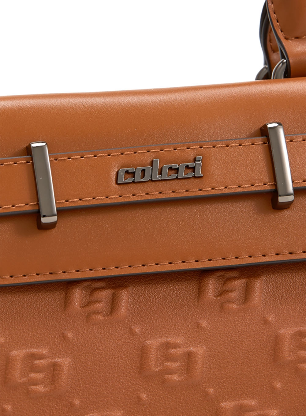 Bolsa Colcci Fem Tote Gravação Caramelo