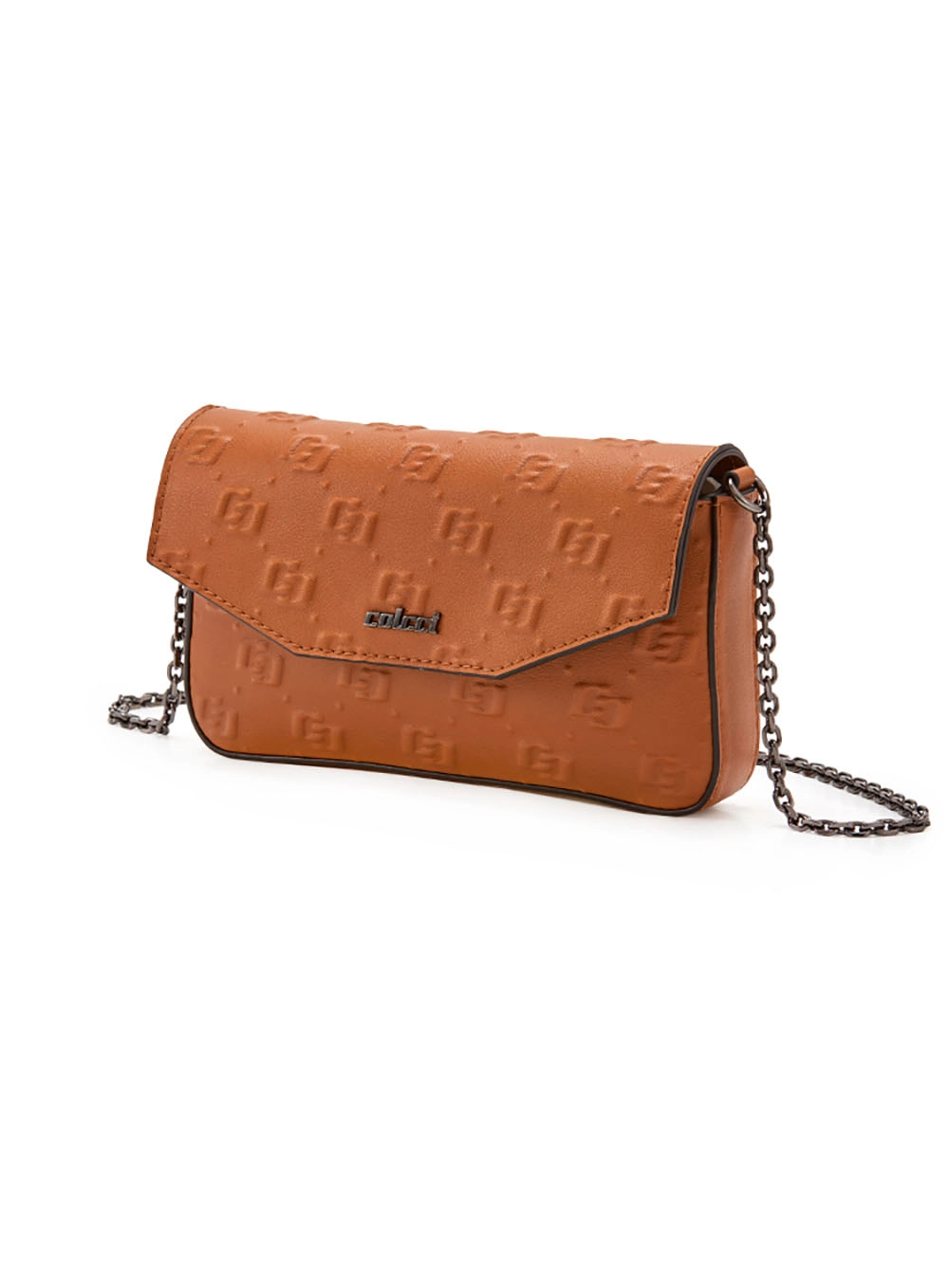 Bolsa Colcci Fem Crossbody Gravação Caramelo