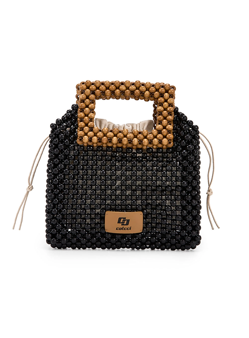 Bolsa Estruturada Artesanal Preto