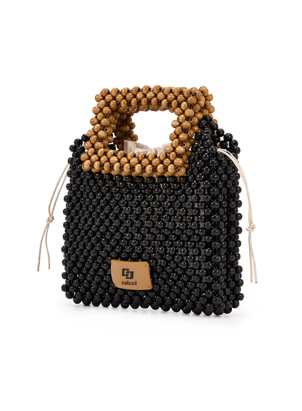Bolsa Estruturada Artesanal Preto