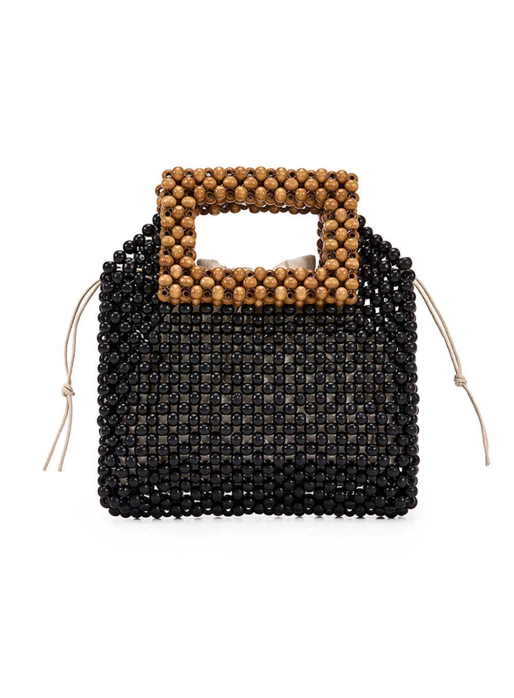 Bolsa Estruturada Artesanal Preto