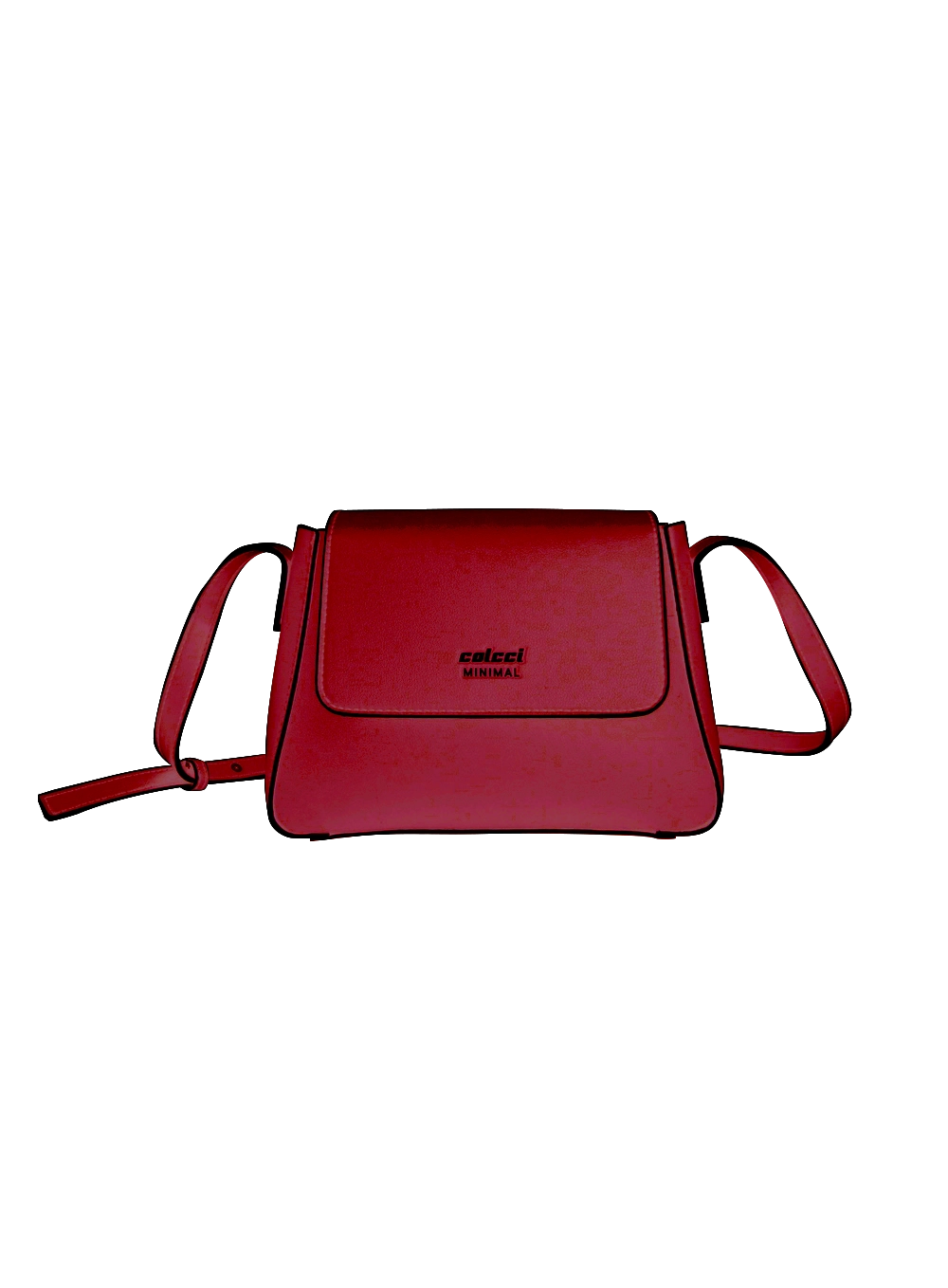 Bolsa Geométrica Minimal Vermelho