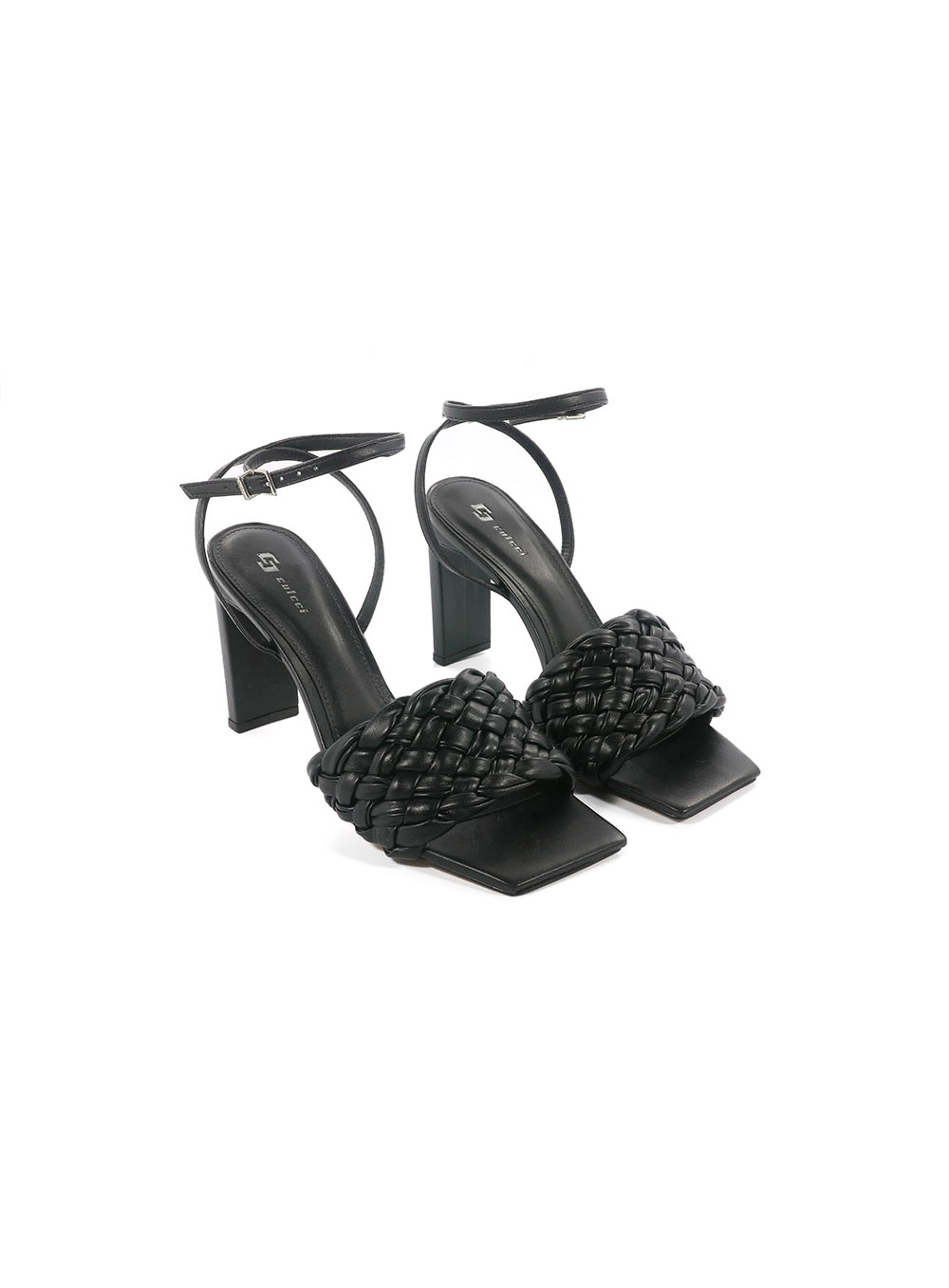 Sandália Feminina Salto Estável Colcci Preto